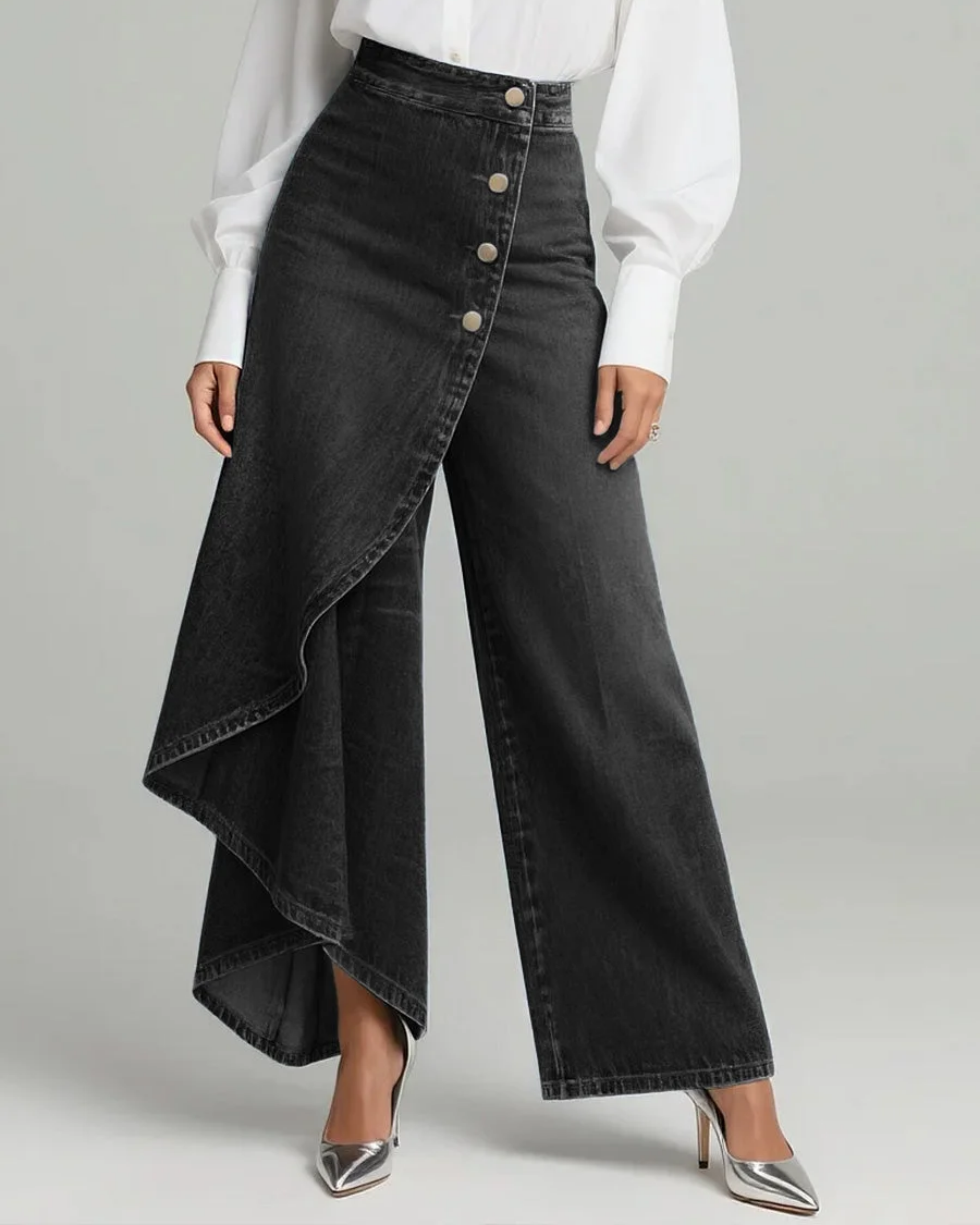 Audrey™ | Pantalón de mezclilla con nudo