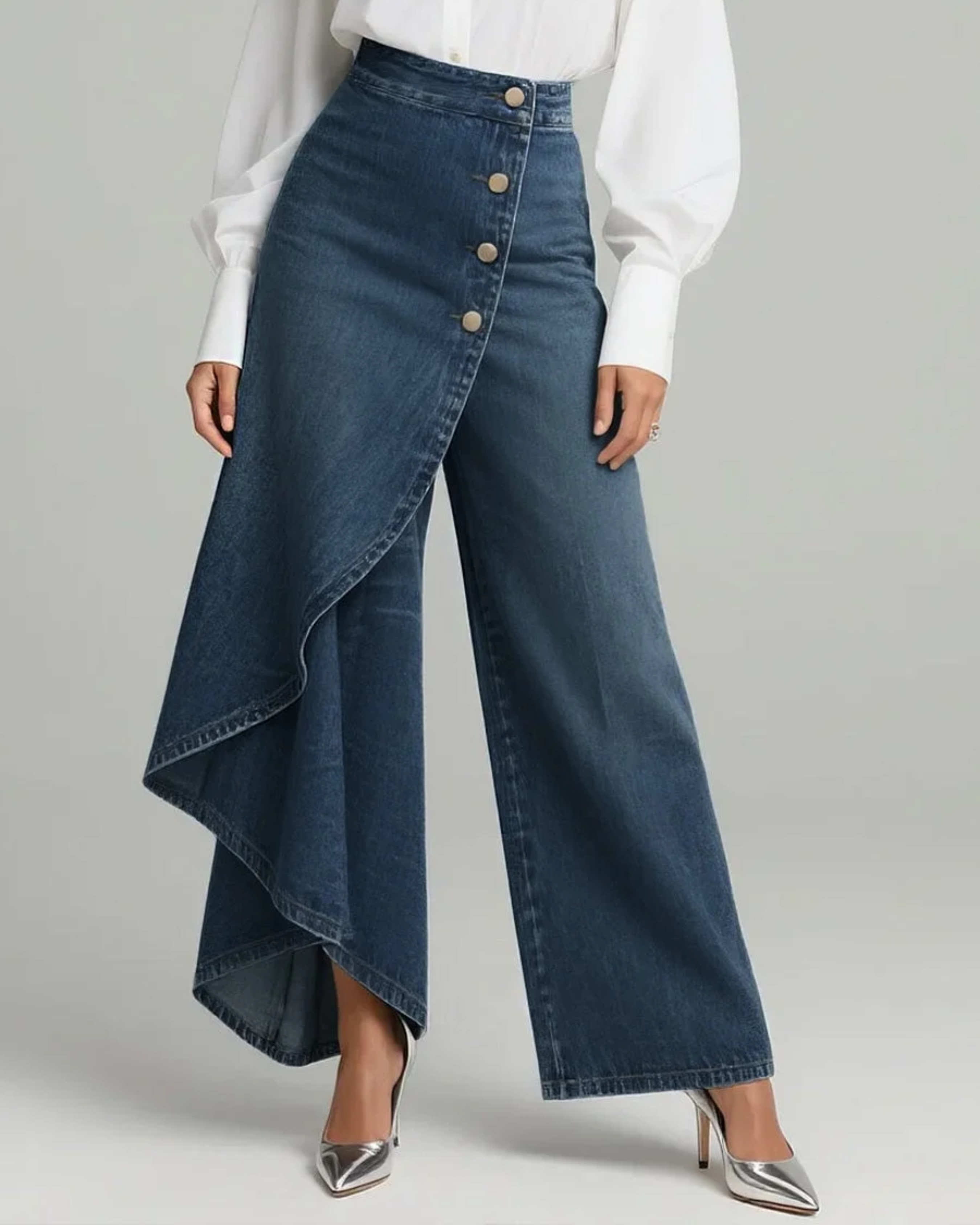Audrey™ | Pantalón de mezclilla con nudo