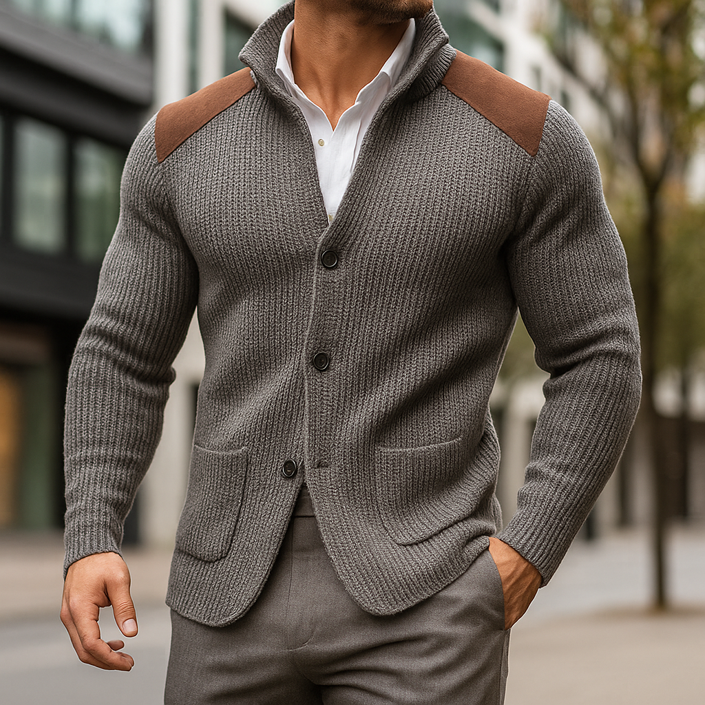 ROSSI ROMA | BLAZER DE PUNTO TEXTURIZADO