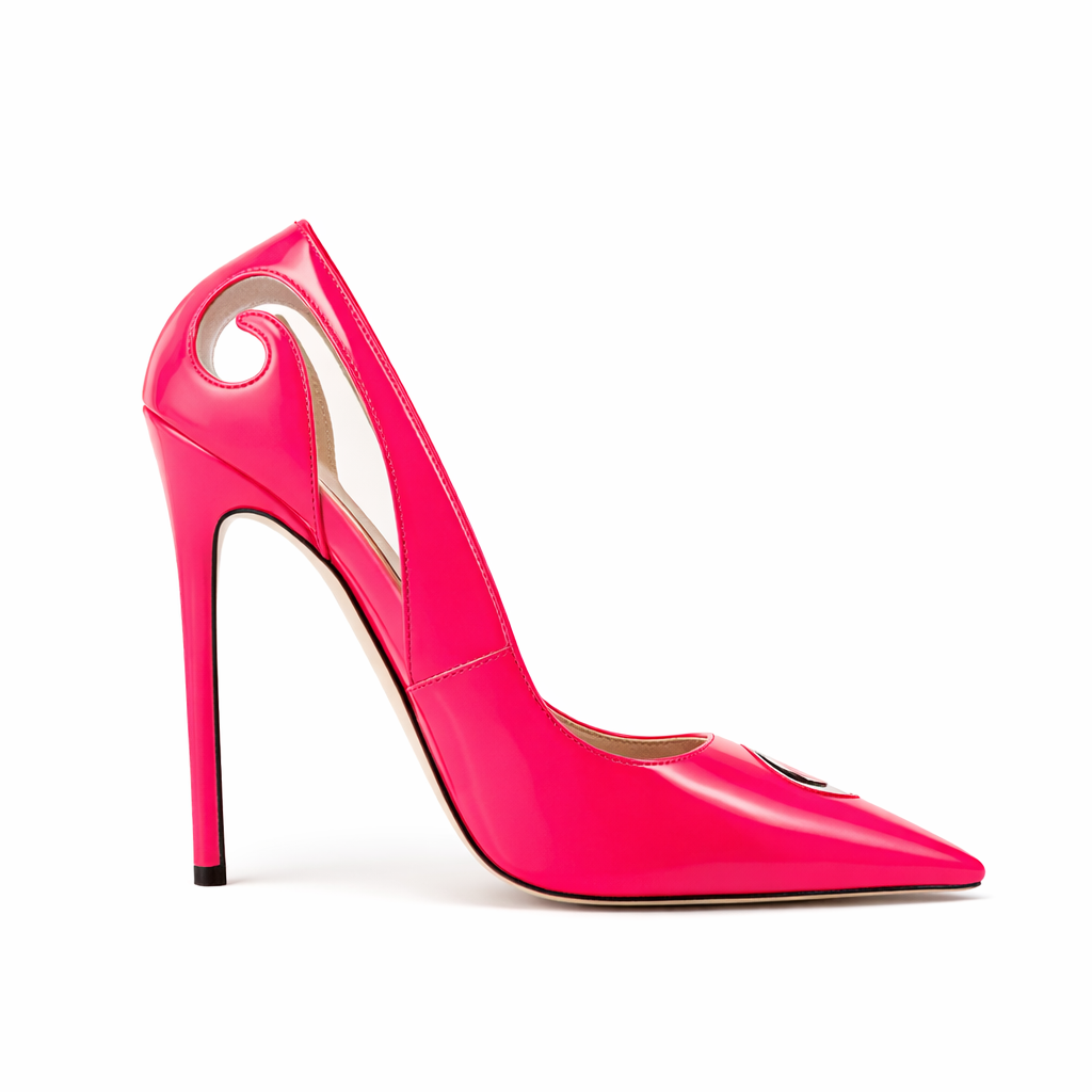 Tacón Stiletto Clemens | Alto Brillo y Corte Escultural