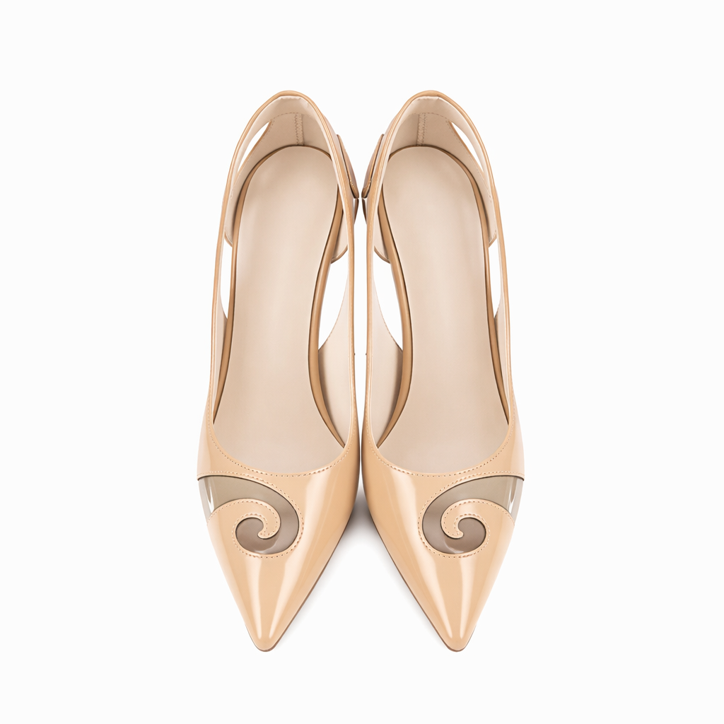 Tacón Stiletto Clemens | Alto Brillo y Corte Escultural