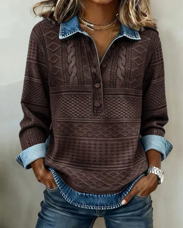 Riley | Top con Cuello Elegante
