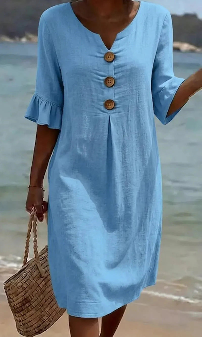 Vestido Floral Informal de Mujer
