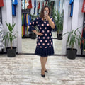 Palerine | Vestido Plisado de Lunares