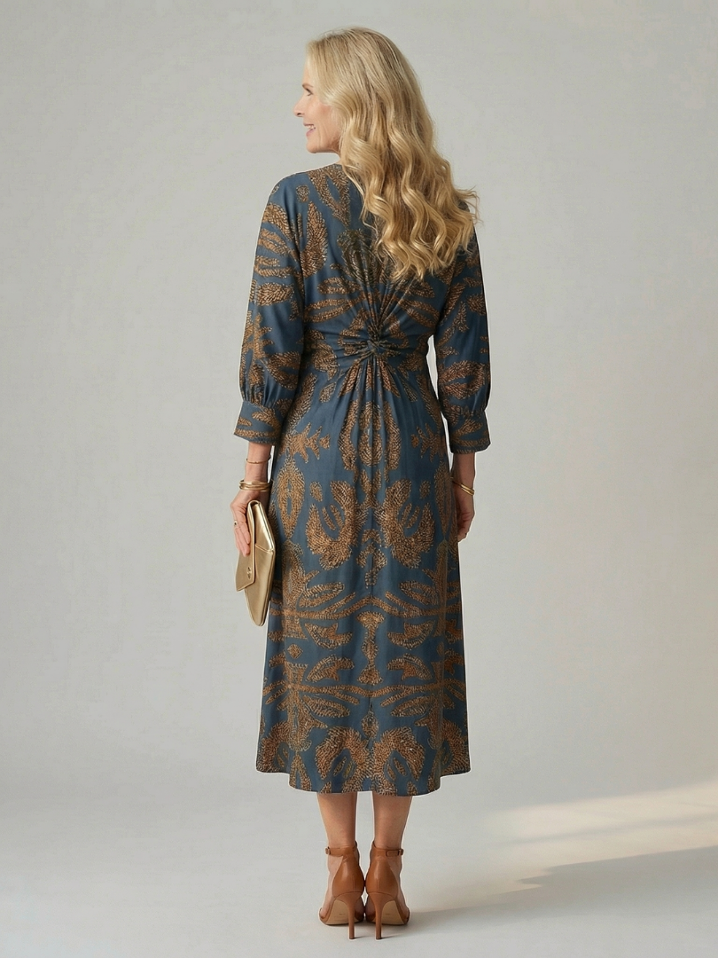 Alicia | Vestido Cruzado de Manga Larga