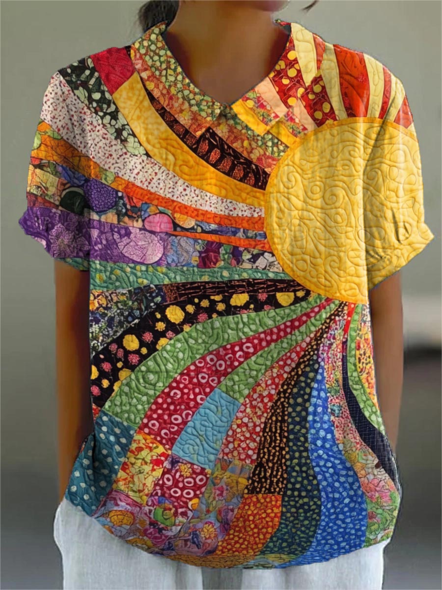Maine | Solstråle Patchwork Skjorta