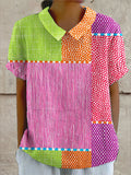 Zoe | Färggård Patchwork Skjorta