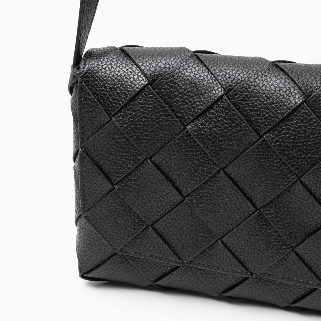 Aria Bolso Cruzado de Cuero Trenzado