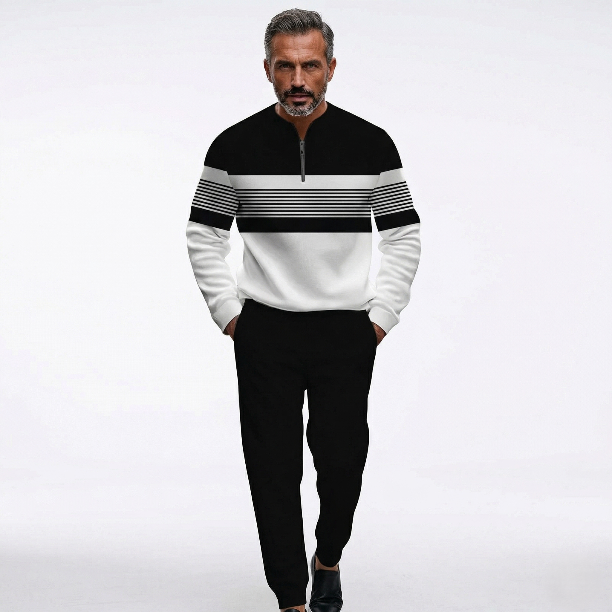 Hugo | Conjunto jersey estampado y pantalones