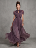 Ashley | Vestido Maxi de Chifón Elegante