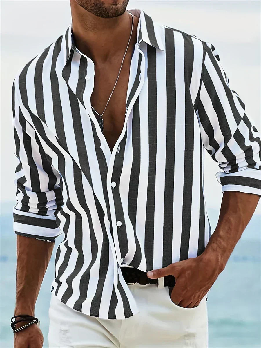 Leblanc™ | Camisa Rayada de Verano