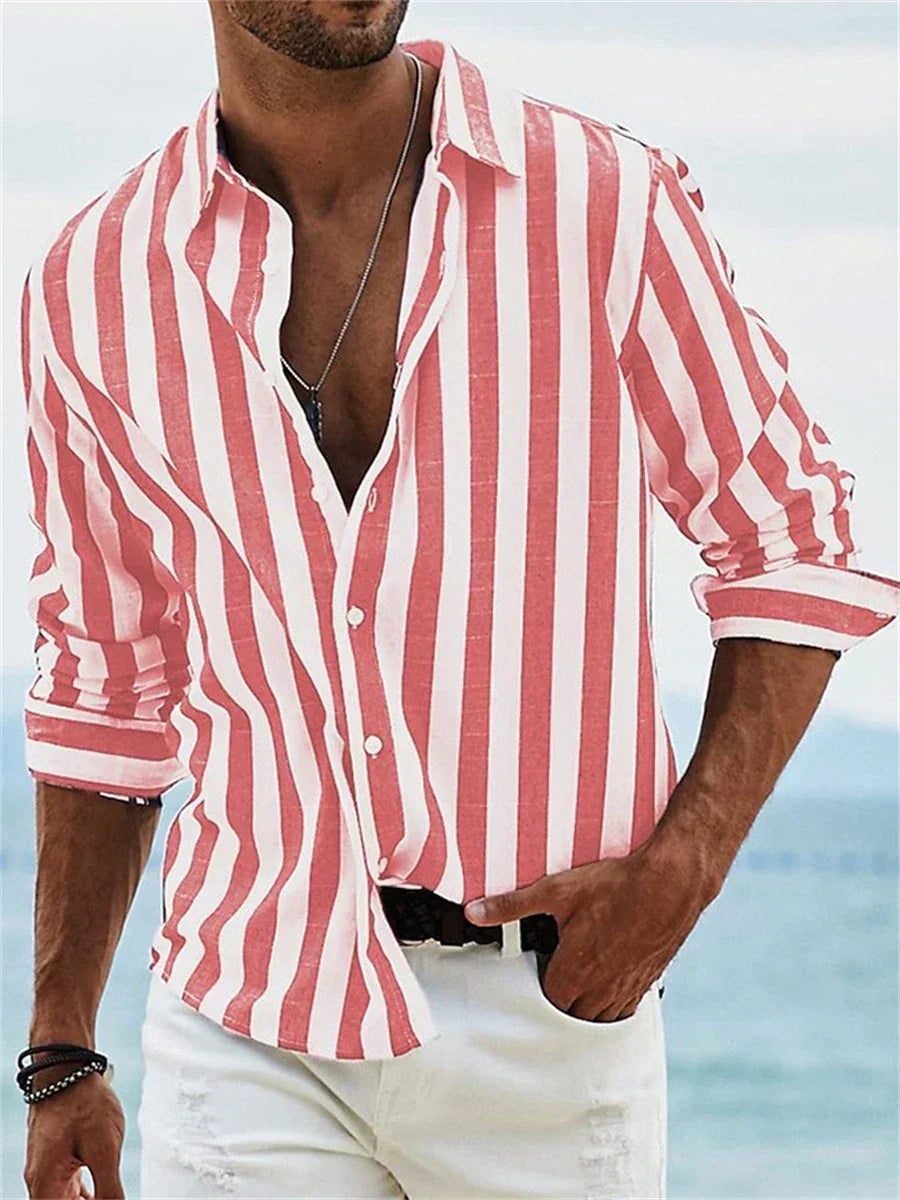 Leblanc™ | Camisa Rayada de Verano
