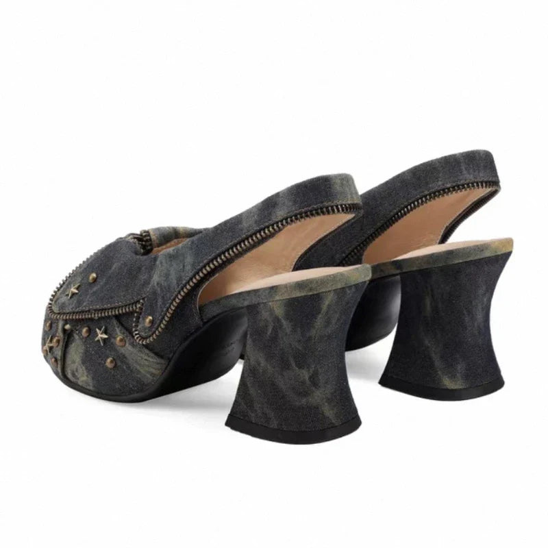 Slingbacks Denim Starbolt