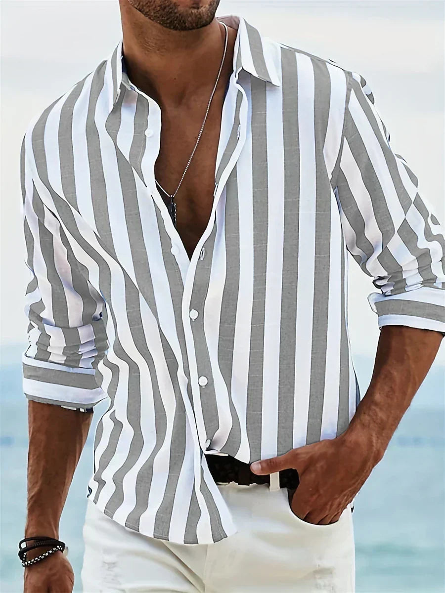 Leblanc™ | Camisa Rayada de Verano