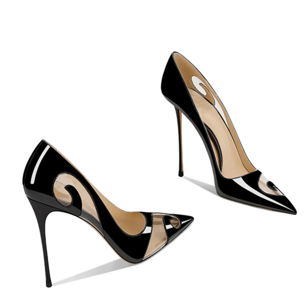 Tacón Stiletto Clemens | Alto Brillo y Corte Escultural