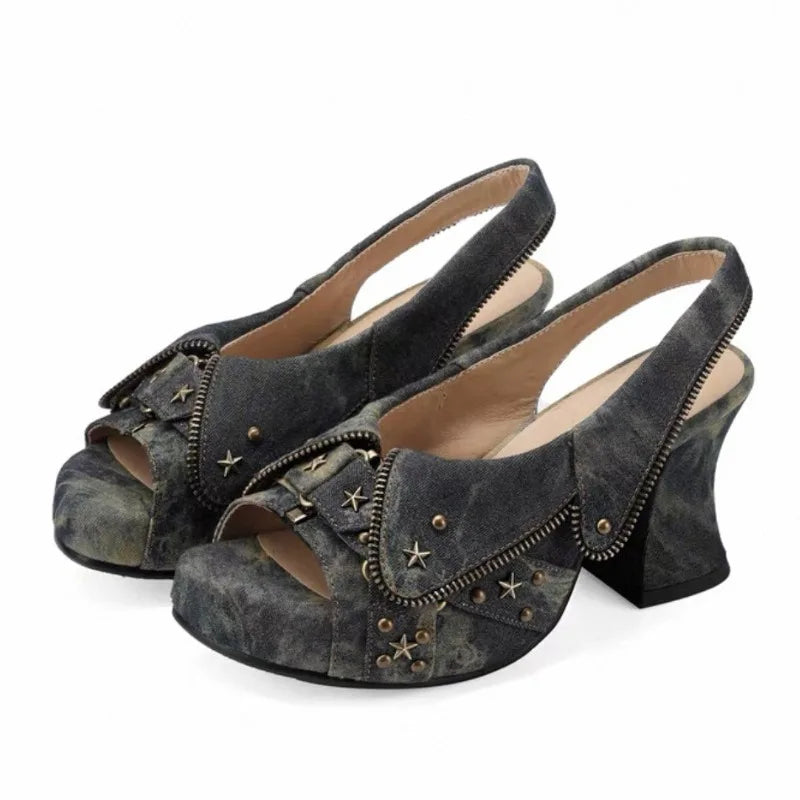 Slingbacks Denim Starbolt