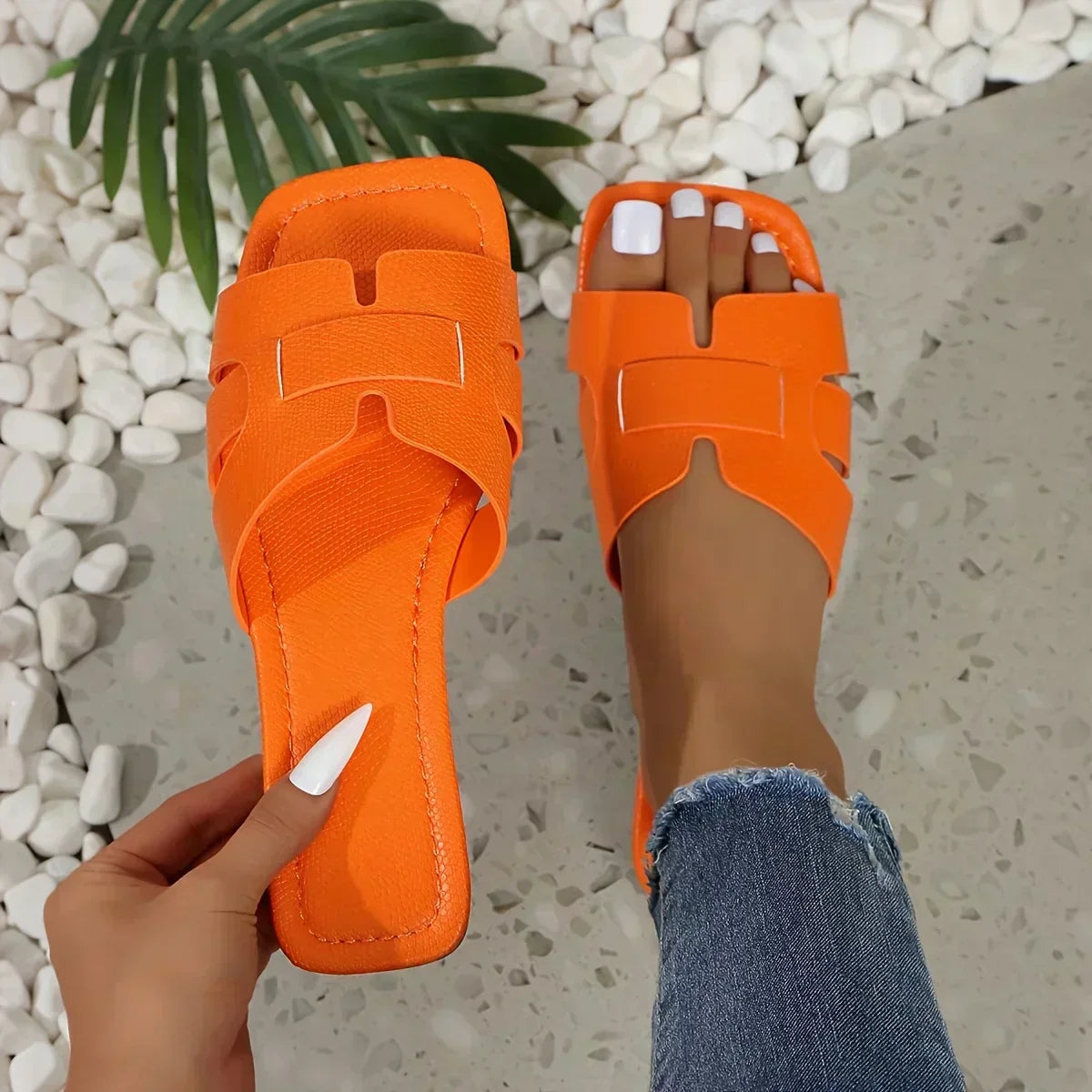 Valencia - Sandalias de Slides