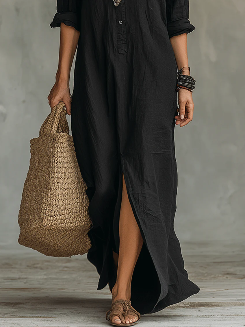 WILLOW | Vestido Maxi Elegante de Silueta Favorecedora