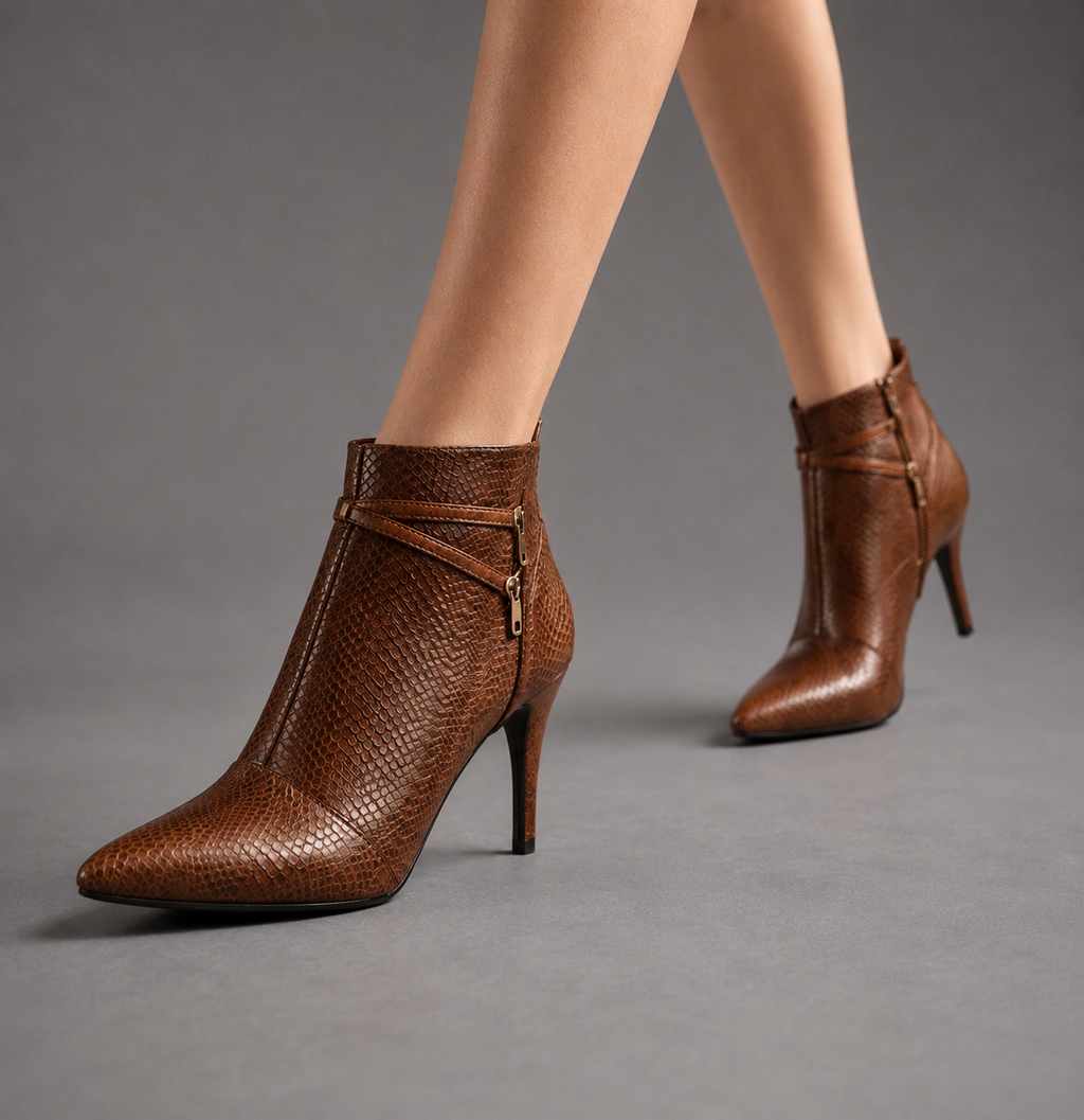 Bota Virella Tacón Alto Esculpido