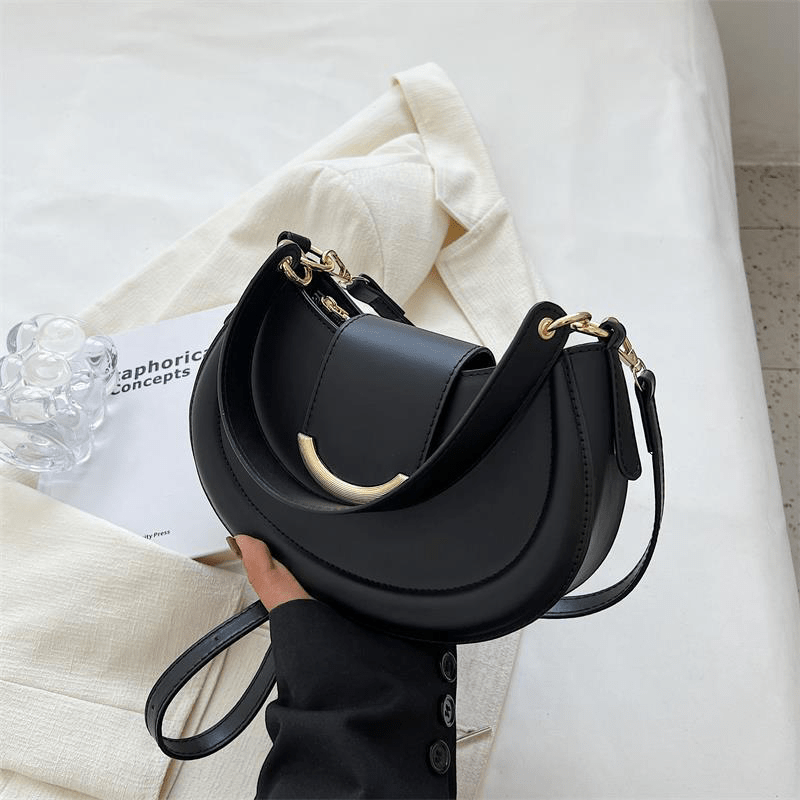 Mi | Bolso bandolera media luna con cadena
