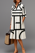 Ellie | Vestido midi elegante y fluido