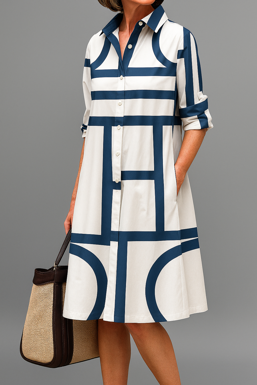 Siena | Vestido midi elegante y fluido