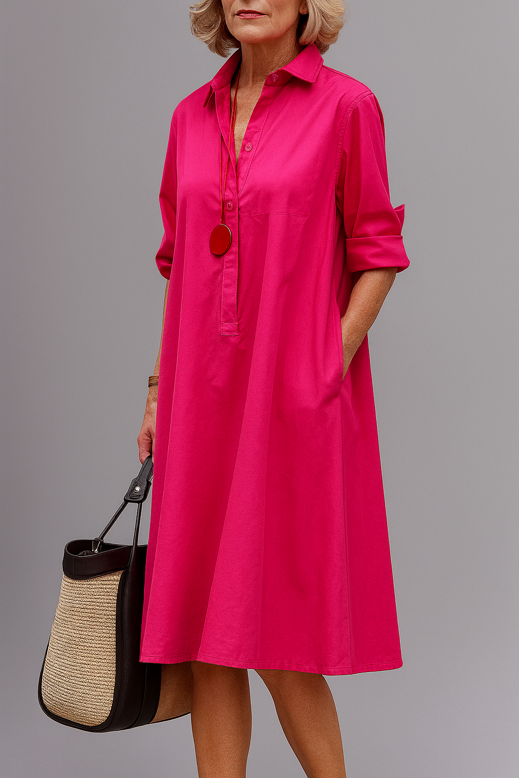 Chloe | Vestido midi elegante y fluido