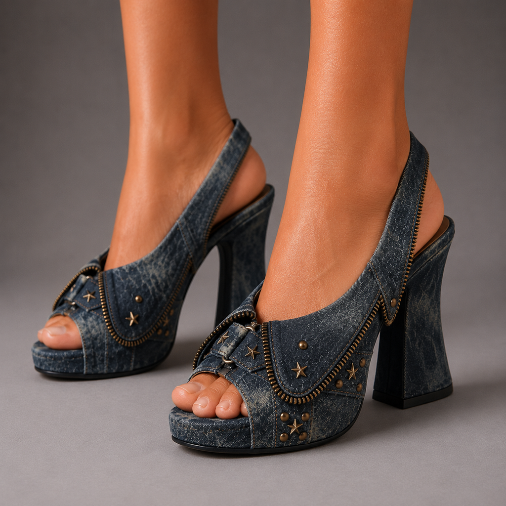 Slingbacks Denim Starbolt