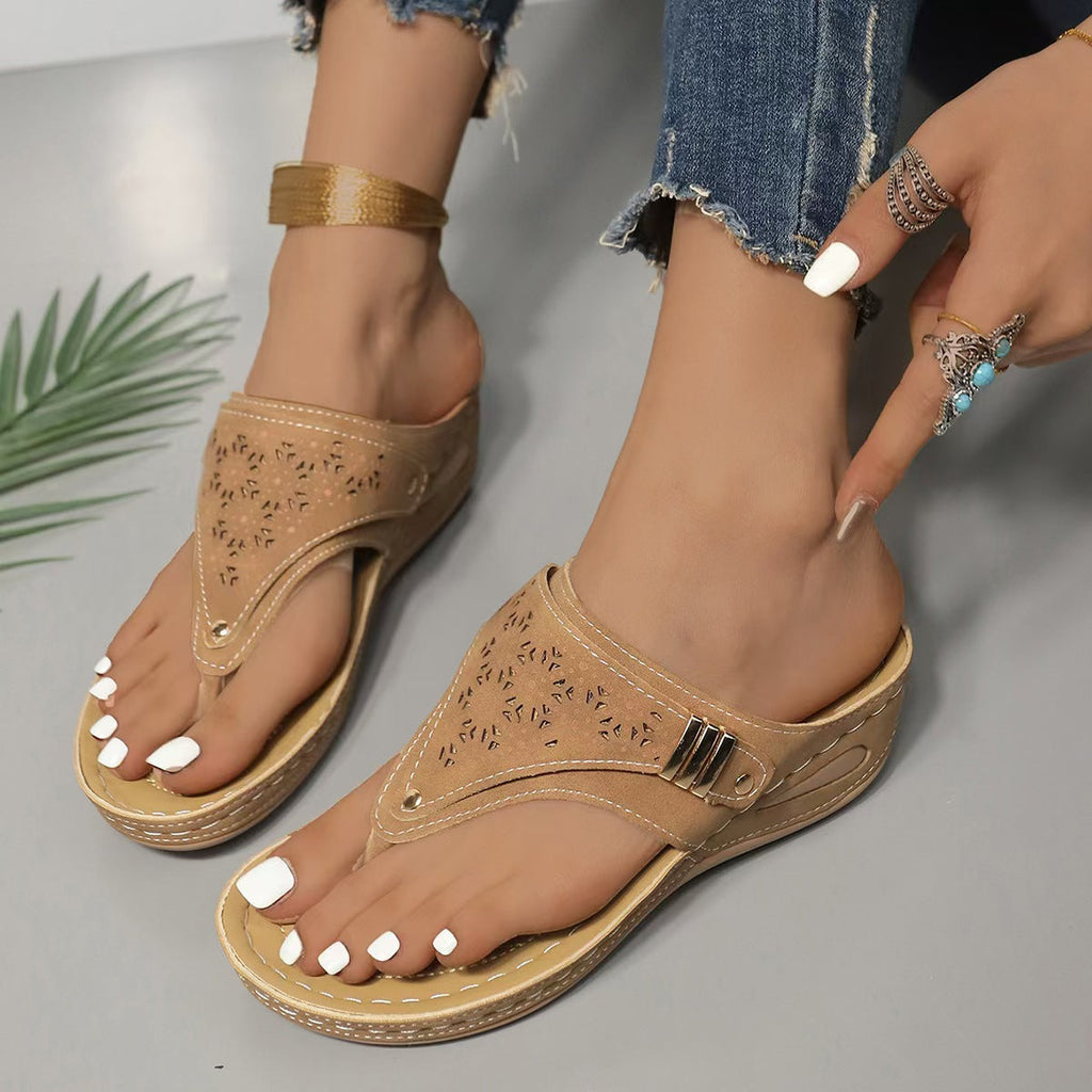 Andrea | Sandalias con cuña confort y sujeción