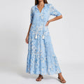 Aria | Vestido Boho con Cobertura de Abdomen
