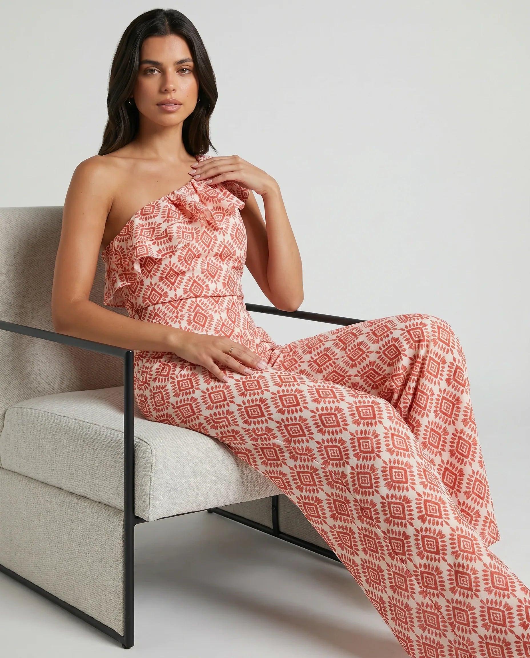 Jimena | Mono de estampado geométrico primaveral