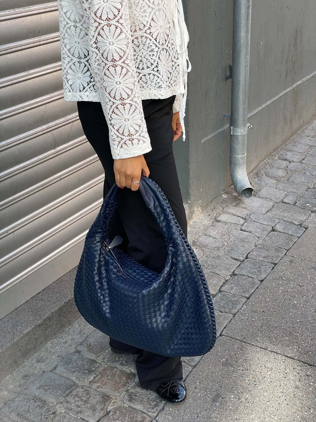 Bolso Hobo Piper Trenzado – Bolso Grande