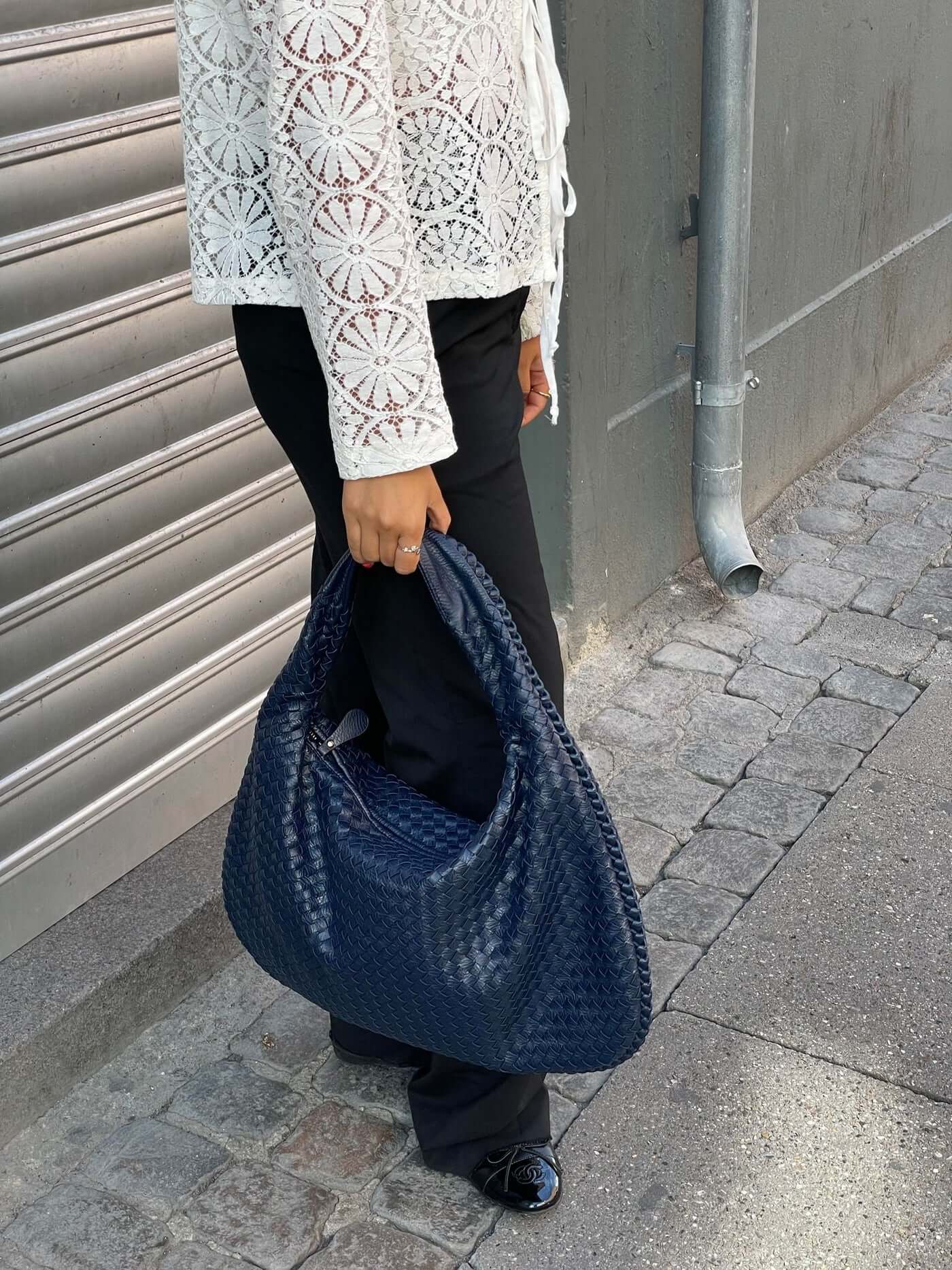 Bolso Hobo Piper Trenzado – Bolso Grande