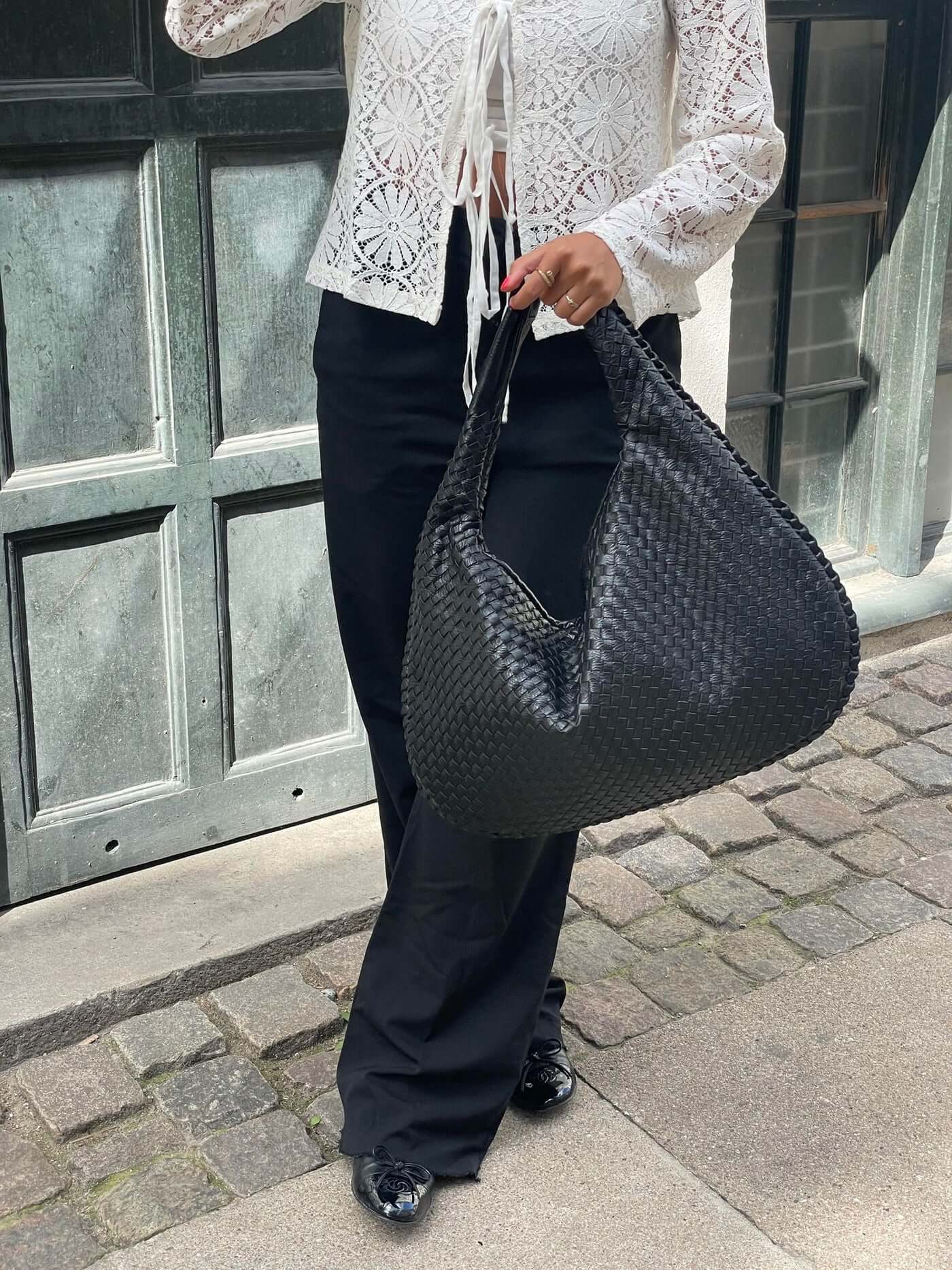Bolso Hobo Piper Trenzado – Bolso Grande