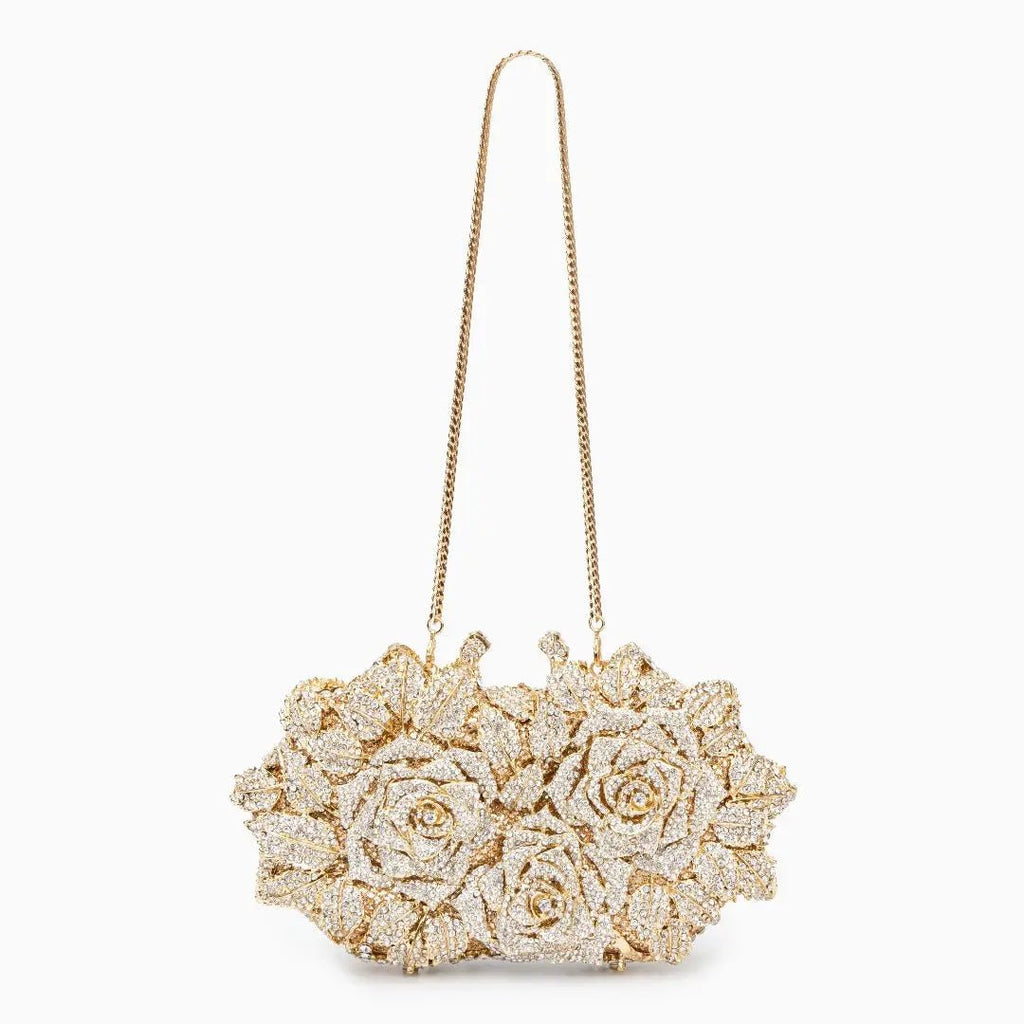 Clutch de Cristales - Rosa eterna