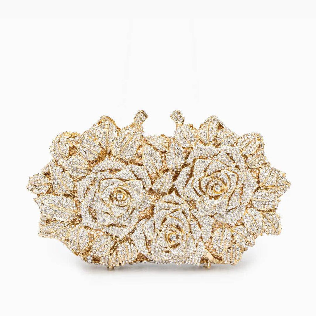 Clutch de Cristales - Rosa eterna