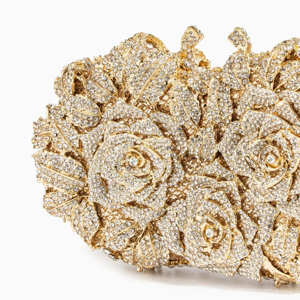 Clutch de Cristales - Rosa eterna