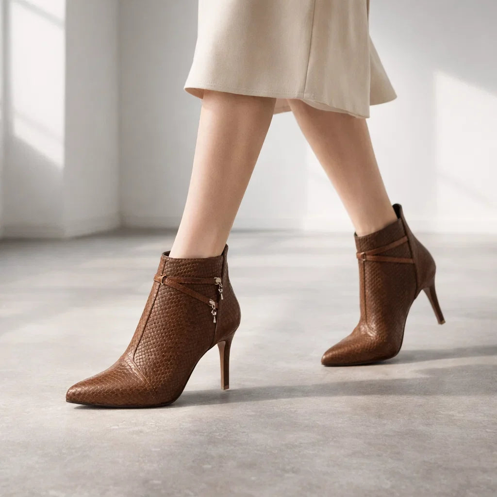 Bota Virella Tacón Alto Esculpido